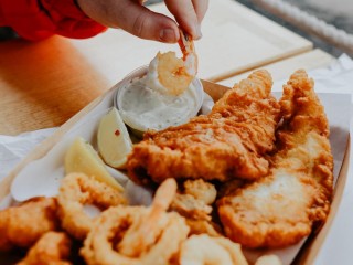 Cheeky little Beachside Fish & Chip Takeaway Sunshine Coast