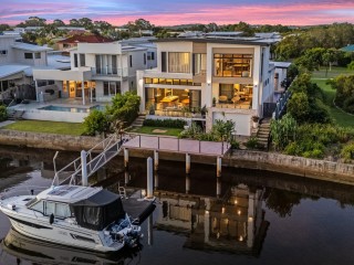FOUR LEVELS OF WATERFRONT LUXURY - COMPLETE WITH COMMERCIAL SIZED LIFT