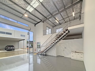 BRAND NEW VERSATILE WAREHOUSE + MEZZANINE - CALOUNDRA'S HIGHLY SOUGHT- AFTER EXETER WAY