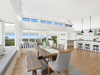 Sophisticated Coastal Home with Dual-Level Design and Breathtaking Views