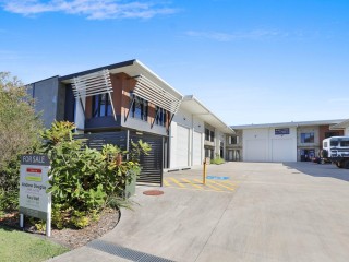 LARGE WAREHOUSE WITH NEW MEZZANINE OFFICE 